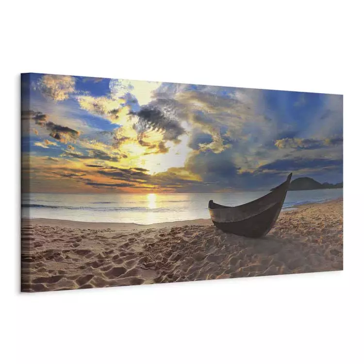 Boot am Strand (1-teilig) schmal