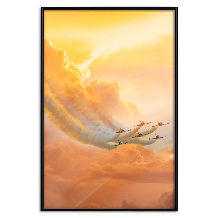 Poster Airplanes in the Clouds [Poster]