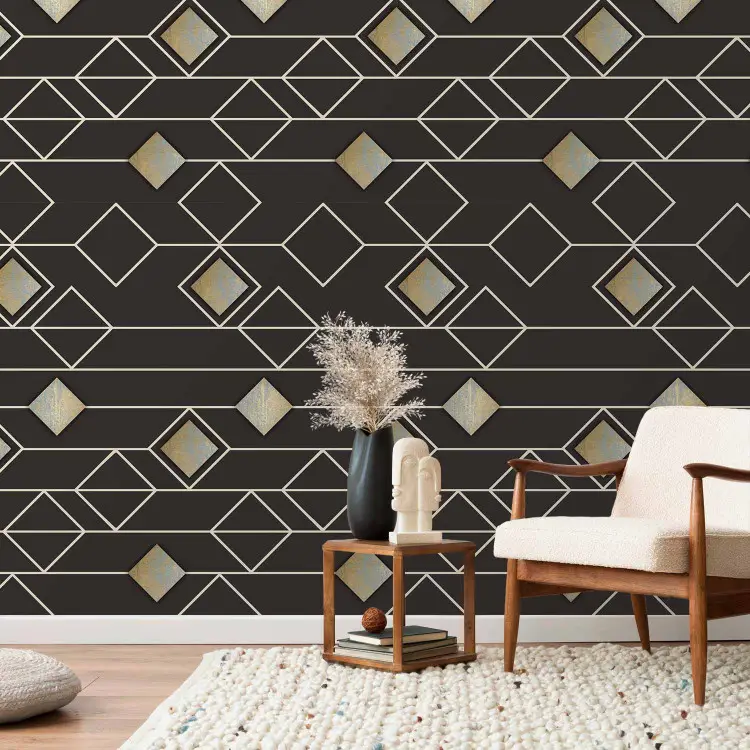 Triangles and Squares (Brown)