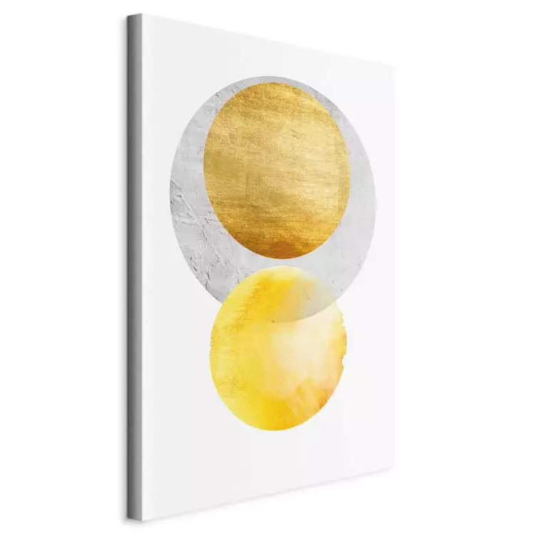Kunst der Geometrie (1-teilig) - Abstrakte Komposition mit Kreisen