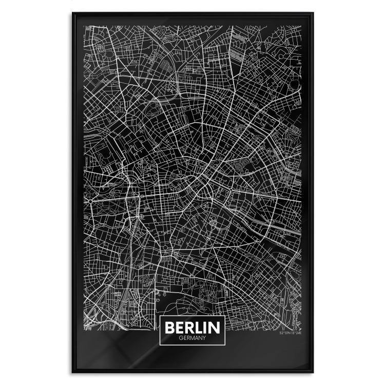 Poster Dark Map of Berlin [Poster]