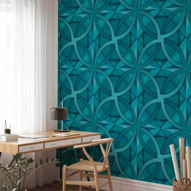 Geometric Turquoise