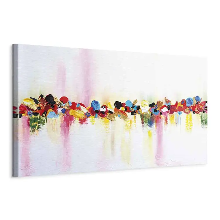 4-teilige Blumen-Leinwandbilder – Abstrakte Botanische Drucke, Je 30x30 Cm, Für Wanddekoration