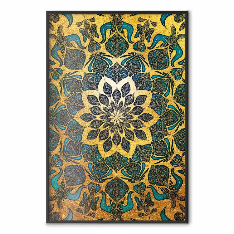 Indisches Gold - Mandala im Zen-Stil