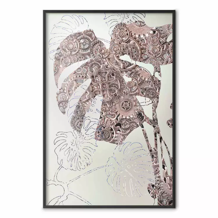 Mechanismus der Natur - Botanische Abstraktion in Monstera-Blättern