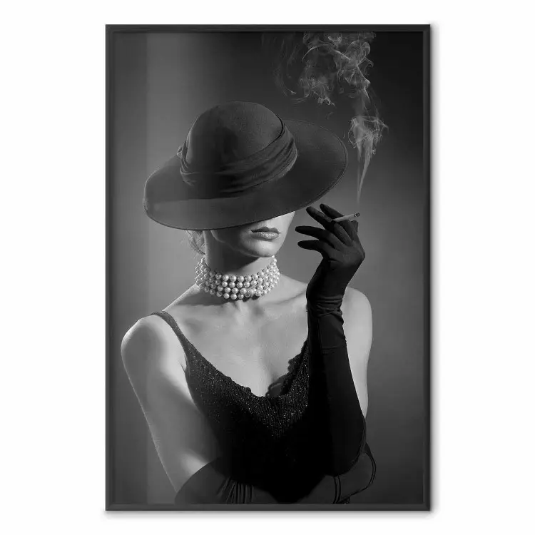 Schwarze Eleganz - Elegantes Frauenporträt