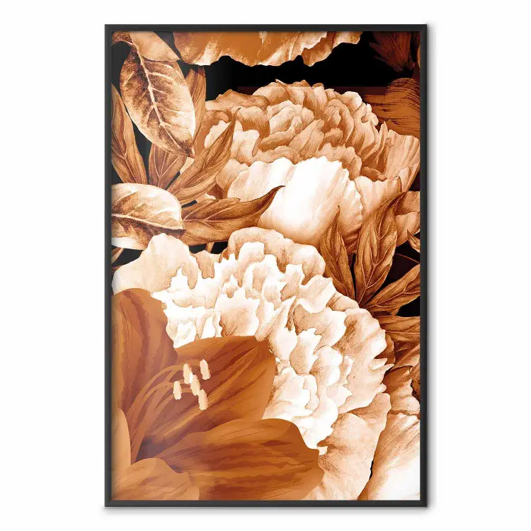 Lilien und Pfingstrosen
