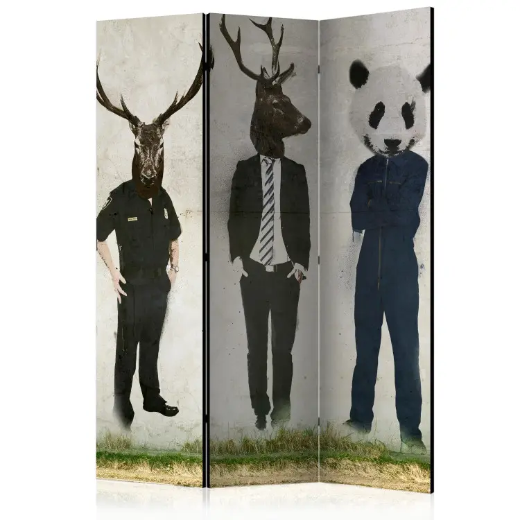 Man or Animal - Menschliche Silhouetten, Tierköpfe