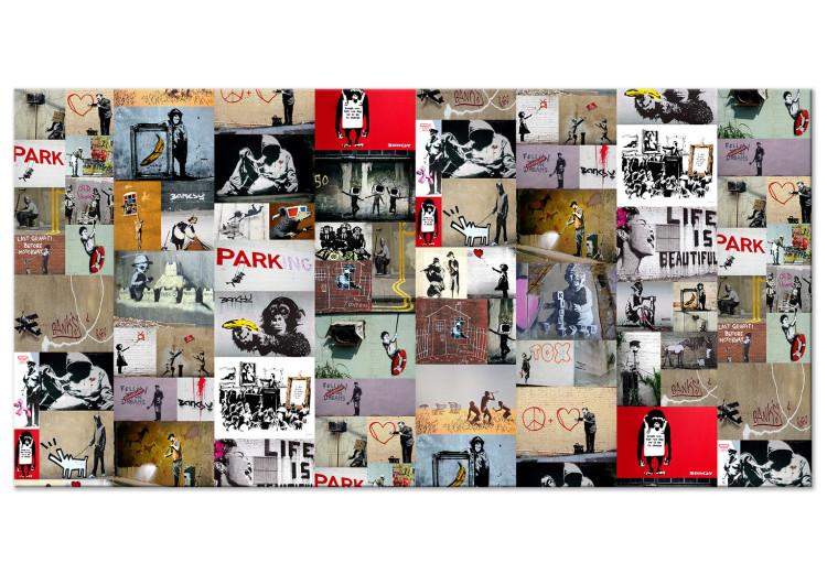Wandbild XXL Art of Collage: Banksy II [Large Format]