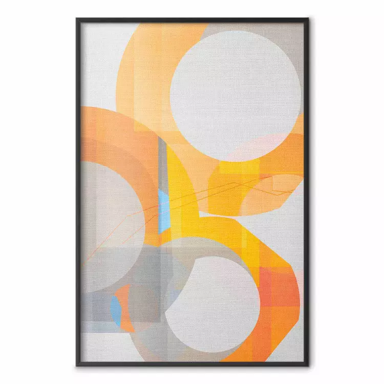 Multicolor - Abstrakte geometrische Figuren in kreisförmiger Form