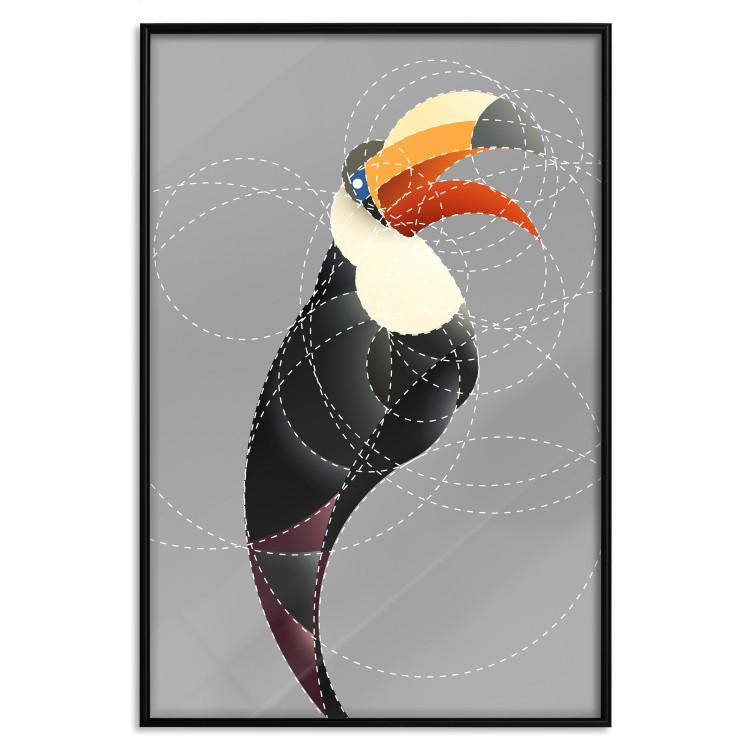 Poster Toucan in Cirlces [Poster]
