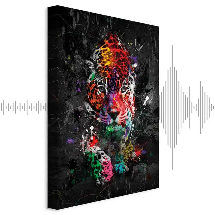 Murando Akustikbild „Tiere“ – Schallabsorber Leinwand 90×60 Cm, Für Bessere Raumakustik