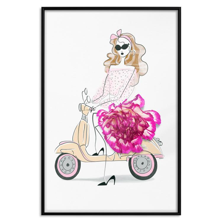 Poster Girl on a Scooter [Poster]