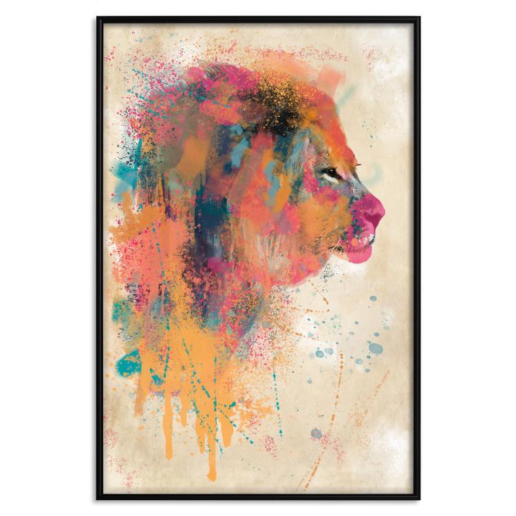 Watercolor Lion [Poster]