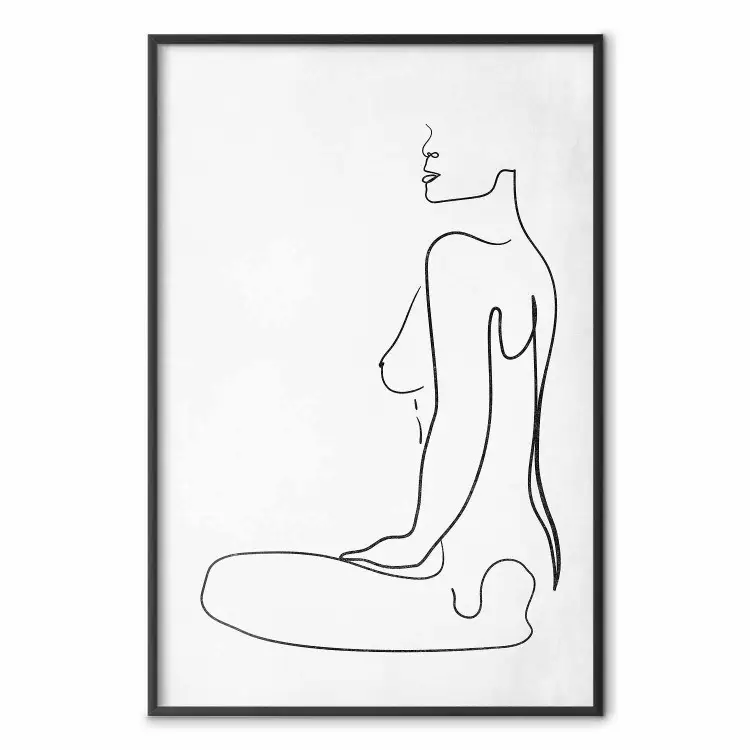 Weibliche Form - Aktzeichnung einer Frau
