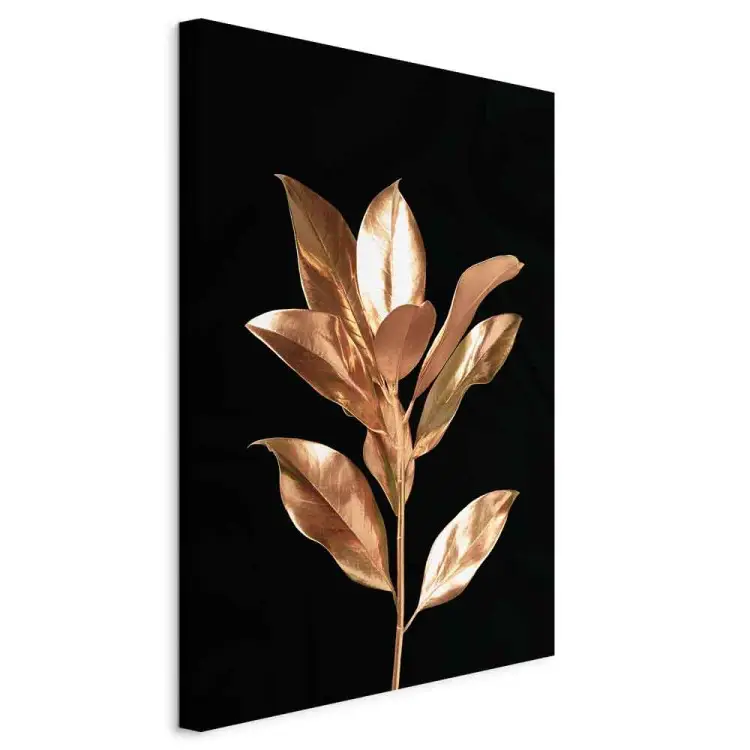 Windgeschnitzte Skulptur Hochformat - Blattlandschaft