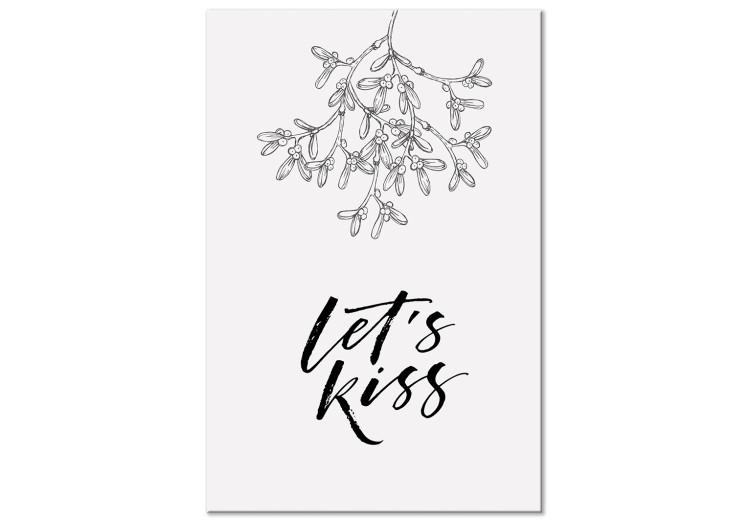 Leinwandbild Let's Kiss (1 Part) Vertical