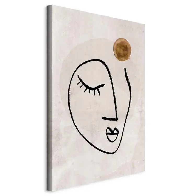 Leichtigkeit der Erinnerungen Hochformat - Linienkunst