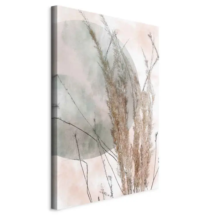 Gräser im Wind Hochformat - Gräser im Boho-Stil