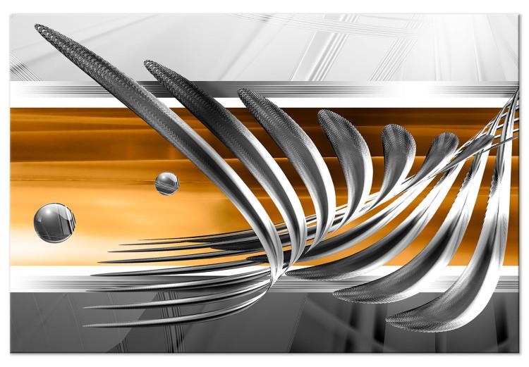 Wandbild XXL Silver Wings - Orange [Large Format]