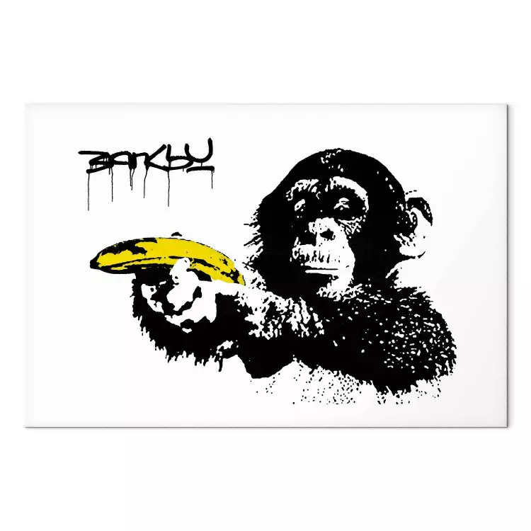 Banksy: Monkey with Banana (1 Part) Wide