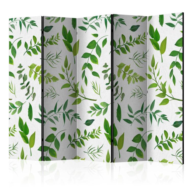 Paravent Green Twigs II [Room Dividers]