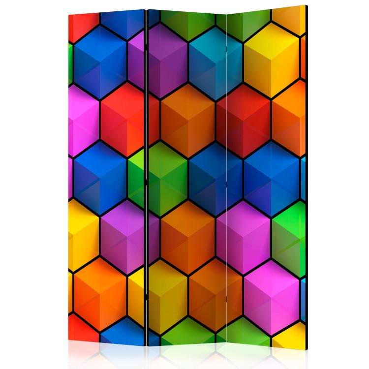 Paravent Rainbow Geometry [Room Dividers]