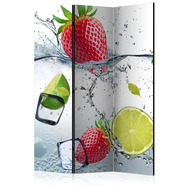 Fruchtiger Cocktail - Erdbeeren und Limetten