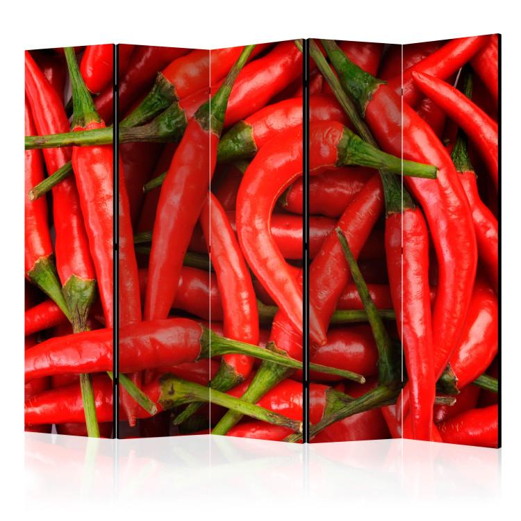 Paravent Chili pepper - background II [Room Dividers]