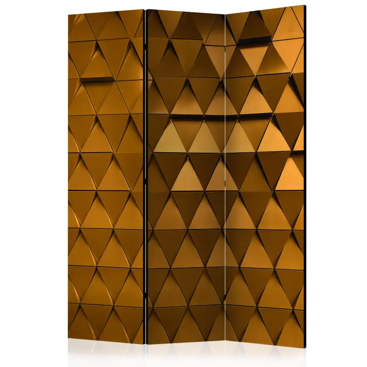 Goldene Rüstung - Glänzende geometrische Muster