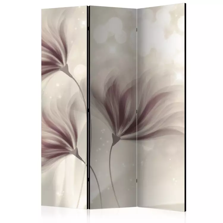 Morgenlicht - Abstrakte Blumen mit leichten lila Details