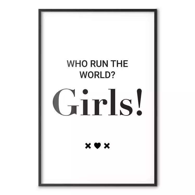 Who Run The World? Girls! - Schwarze englische Zitate