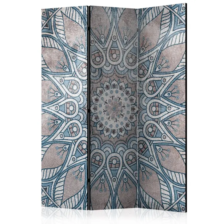 Mandala - Zweifarbige orientalische Abstraktion im Zen-Stil