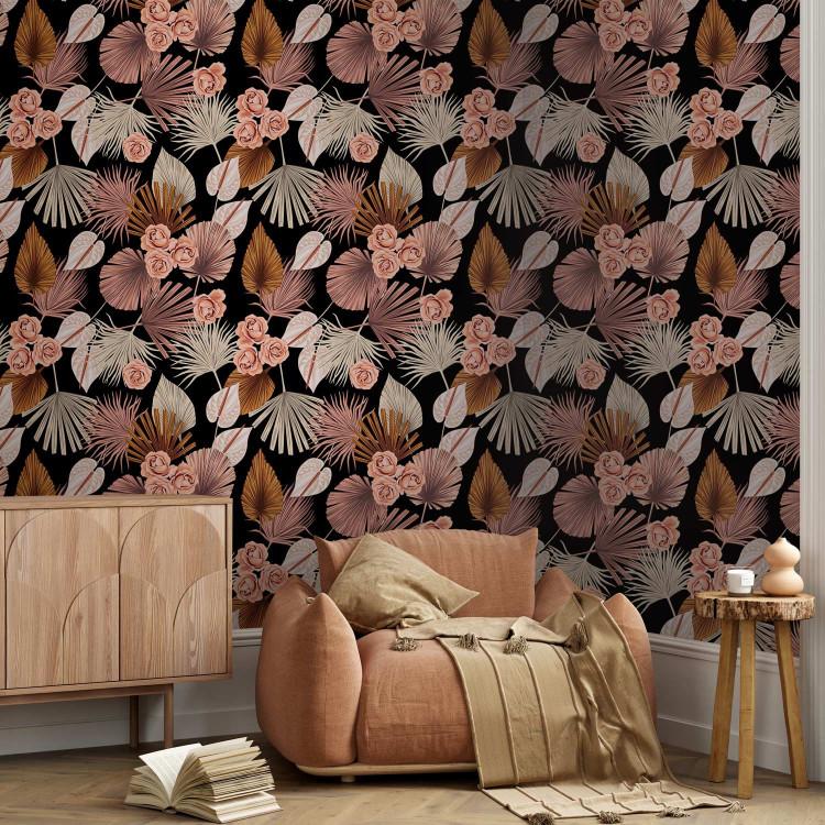 Vintage rosa Rosentapete