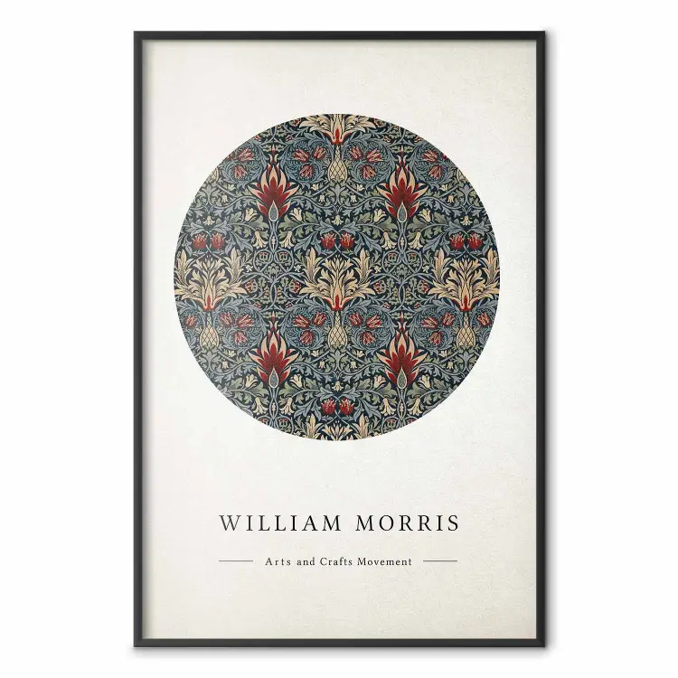 Für William Morris - Englische Beschriftungen und abstrakte Ornamente
