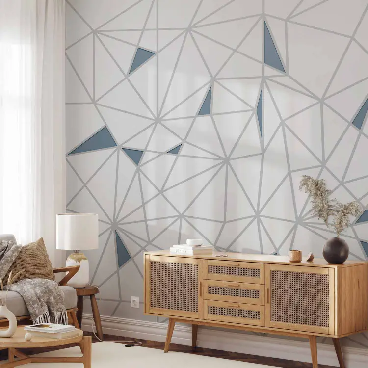 Schnittpunkte - Komposition mit abstrakten geometrischen Figuren
