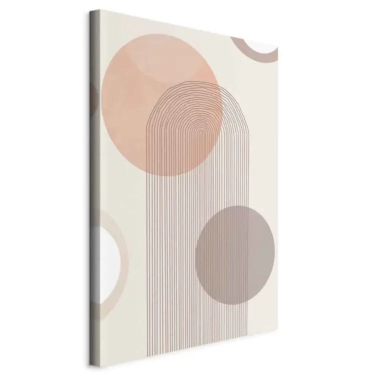 Räder und Linien - Abstraktion mit geometrischen Figuren