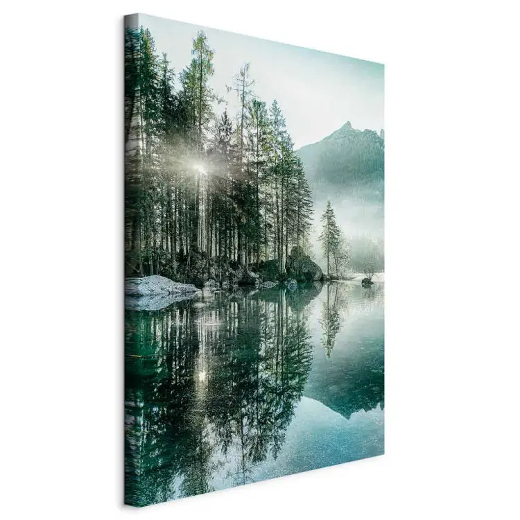 Morgen am See Hoch - Landschaft der Berglandschaft