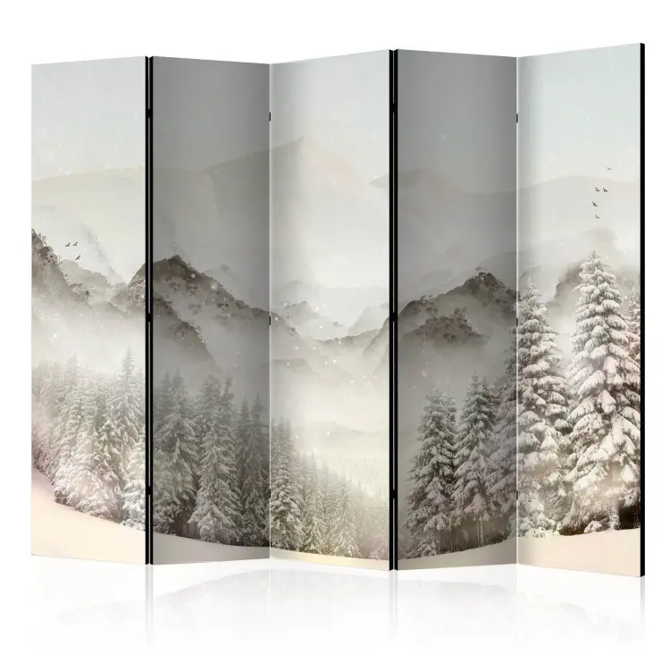Verschneites Tal II - Winterlandschaft von Bergen