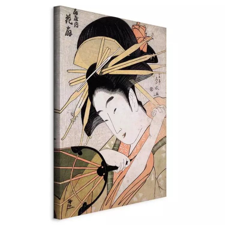 Ōgiyas Zuhause Hanaōgi - Porträt einer Frau aus Asien, Vertikal