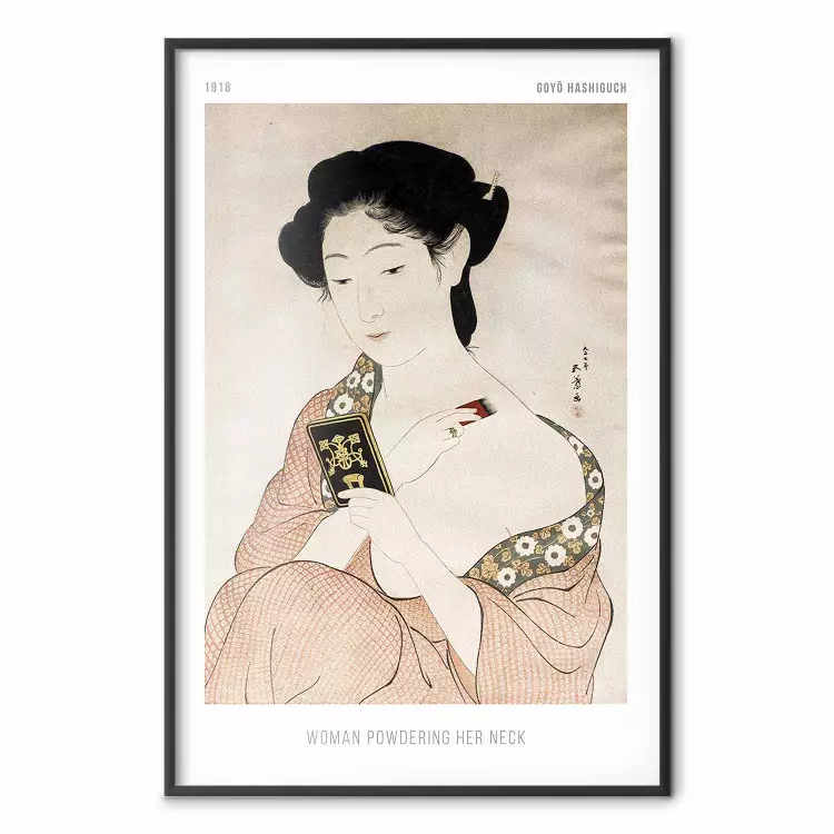 Woman Powdering Her Neck