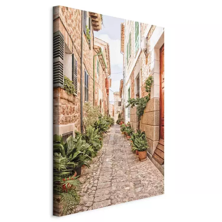 Stille Gasse (1-teilig) - Blick auf eine spanische Stadt und Pflanzen