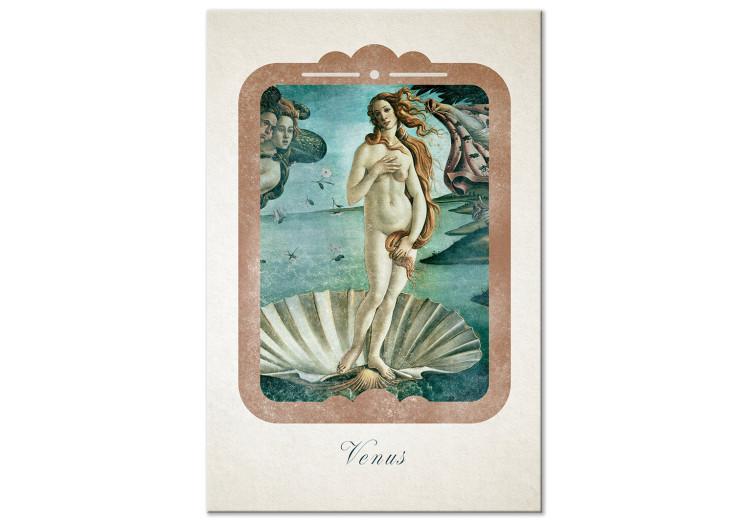 Leinwandbild Birth of Venus - Fragment of a Painting by Botticelli