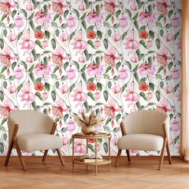 Fuchsia - Decorative and Blooming Flowers in Warm Colors of Nature
