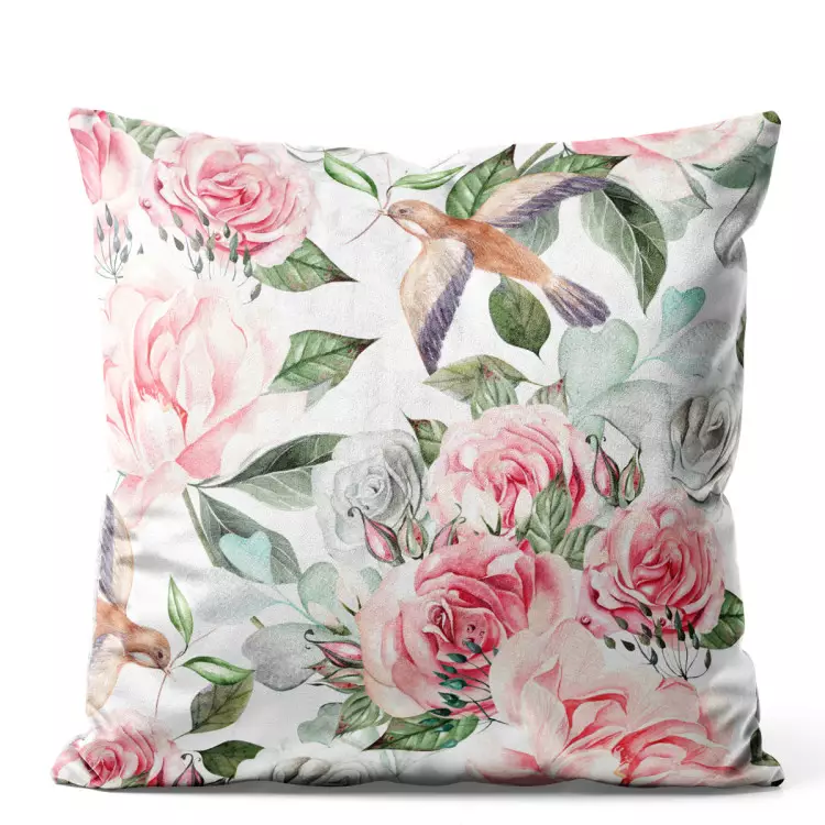 Pastel garden - rose flower composition in Provencal style