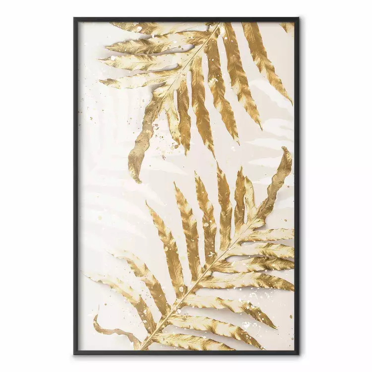 Golden Elegant Leaves - Plants With a Festive Atmosphere