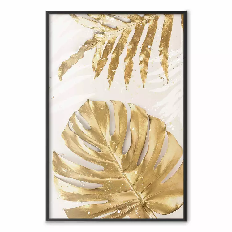 Golden Leaves With an Elegant Monster - Plants With a Festive Atmosphere