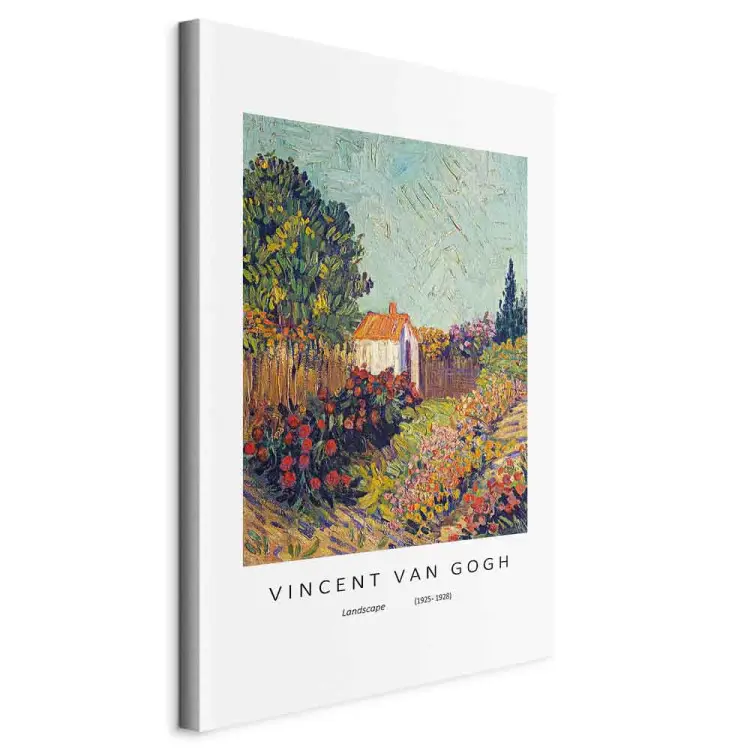 Vincent van Gogh - Landschaft von Vincent van Gogh - Farbenfrohe Reproduktion