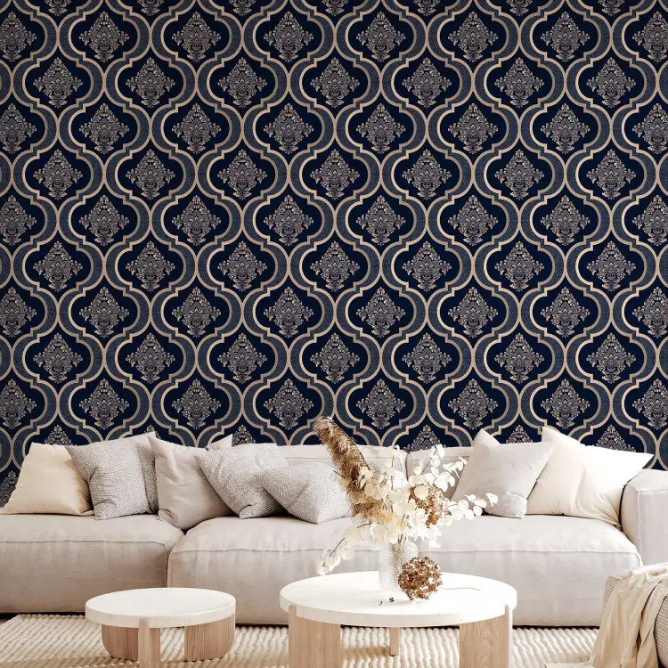 Pattern - Elegant Pattern in a Classic Style With a Strong Contrast