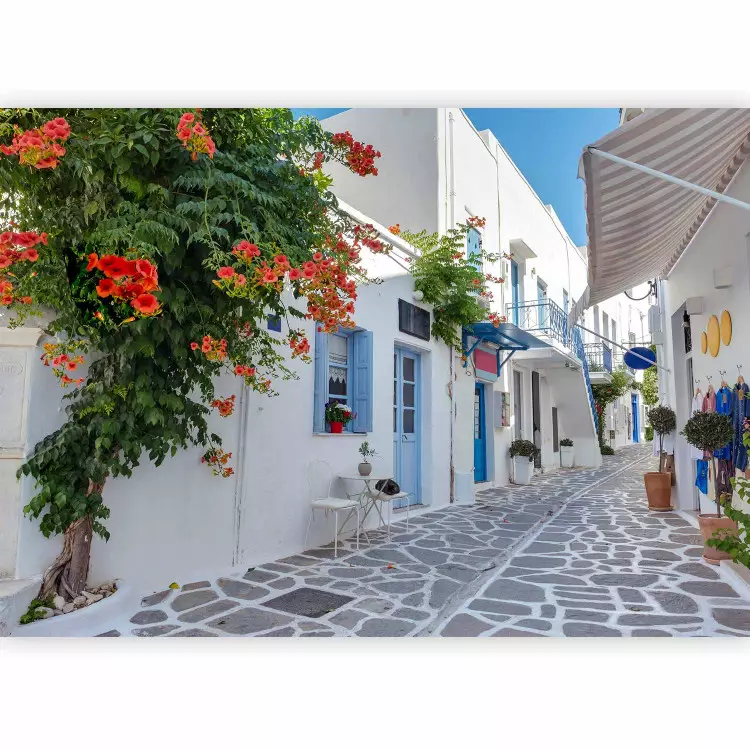 Griechische Stadt - Idylle in mediterraner Atmosphäre